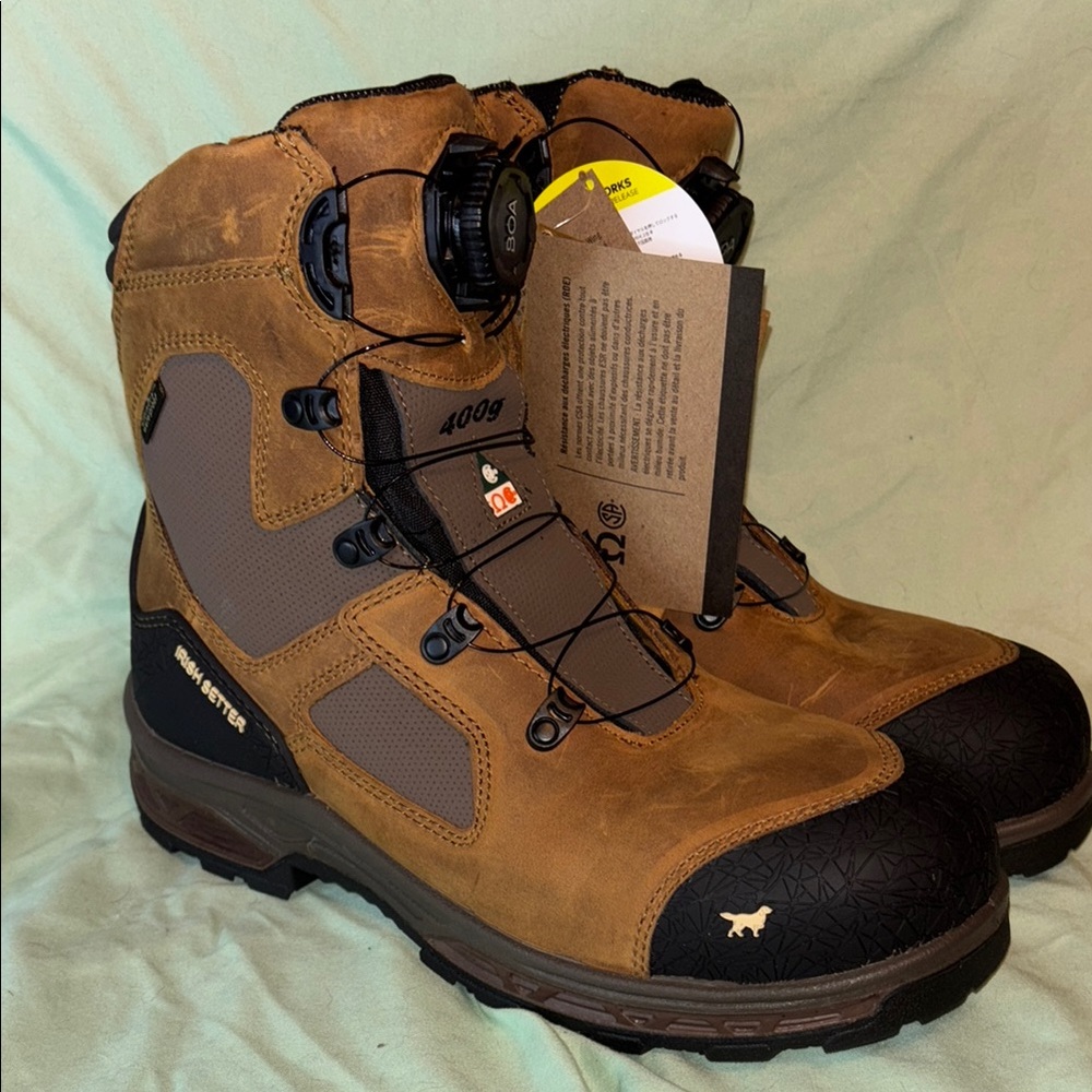 NWT Irish Setter Men’s 8” Kasota Size 11EE with BOA Closure System